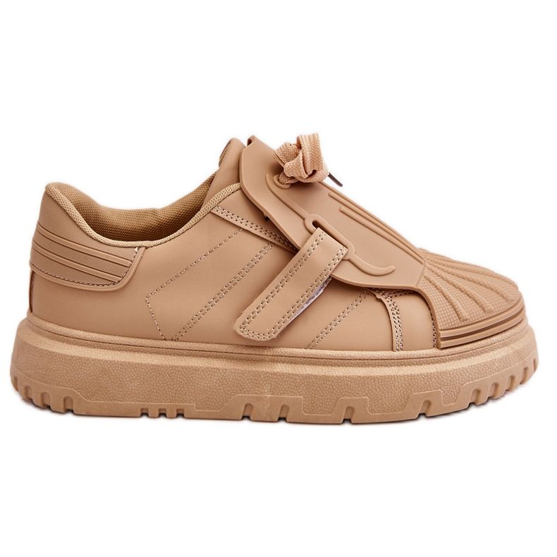 PG1 Deportivas De Moda Para Mujer Beige Genesis