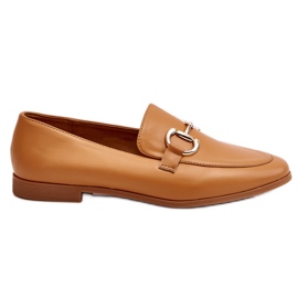 PG1 Mocasines Clásicos De Mujer Con Adorno Camel Jamie beige