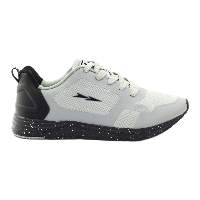 DK Zapatos deportivos femeninos empatados 17049 gris negro DK Zapatos deportivos femeninos empatados 17049 gris negro