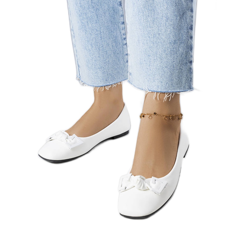 Bailarinas blancas con lazo de Tabitha blanco Bailarinas blancas con lazo de Tabitha blanco