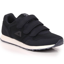 Deportivas de hombre American Club 146/23 azul marino con velcro