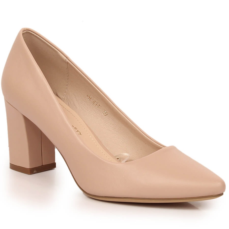 Zapatos de salón nude de mujer en el puesto Sergio Leone PB414 beige
