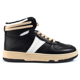 Deportivas altas Shelovet negras para mujer negro