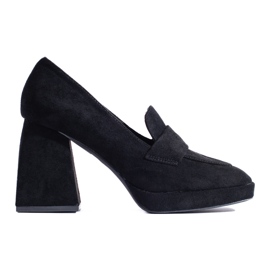 Vinceza Zapatos negros de tacón alto de Vincez Vinceza Zapatos negros de tacón alto de Vincez