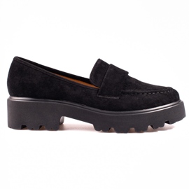 Zapatos de mujer Vinceza en ante negro