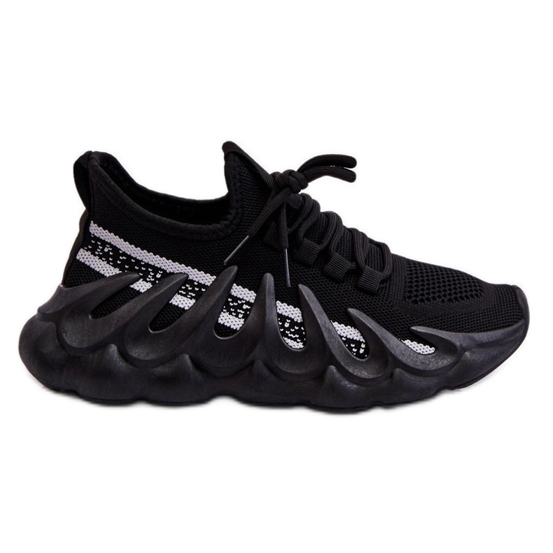 PG1 Zapatillas estilo calcetín de mujer negras Daxo negro