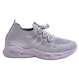 Zapatillas deportivas sin cordones para mujer de Ellison en gris Zapatillas deportivas sin cordones para mujer de Ellison en gris