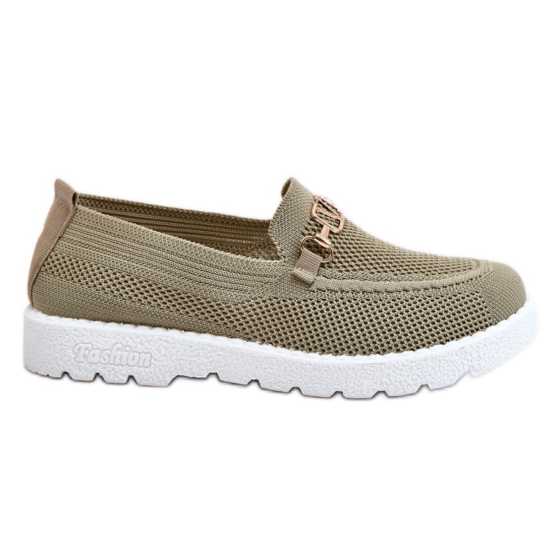 Zapatillas De Mujer Sin Cordones Con Adornos Verde Alena Zapatillas De Mujer Sin Cordones Con Adornos Verde Alena