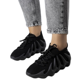 PA1 Zapatillas Airy negras de Muriel. negro