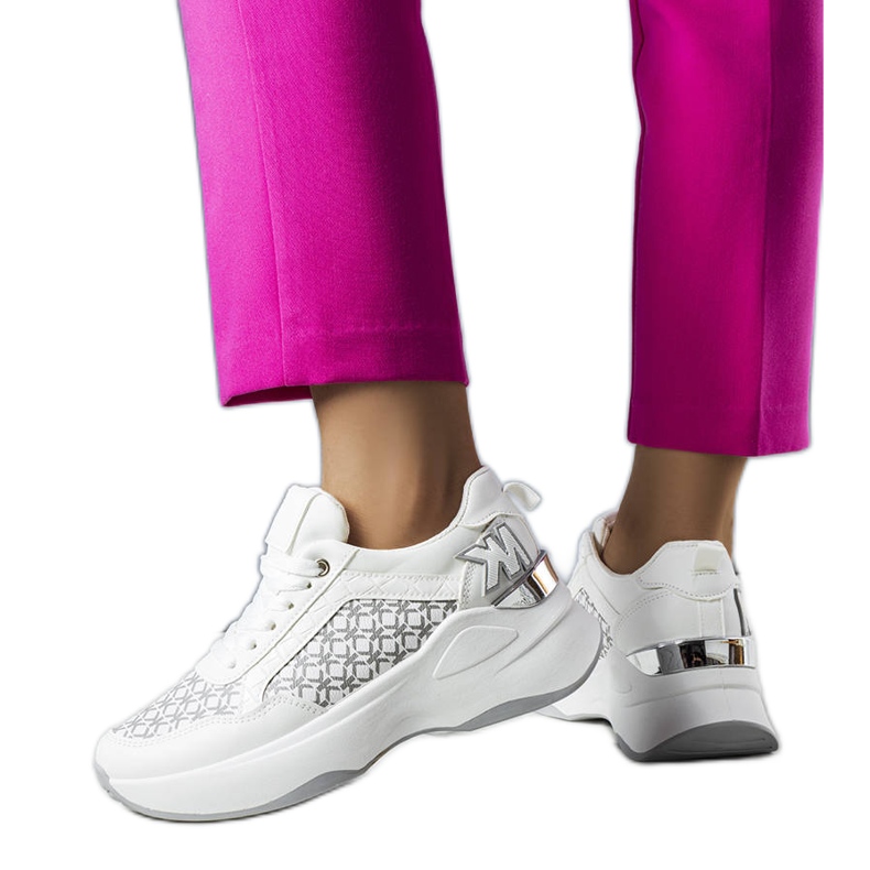 Zapatillas blancas con monograma Margie blanco