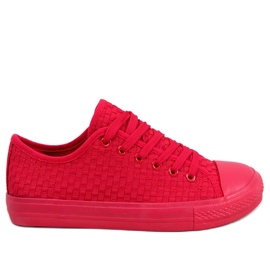 Zapatillas Sears Rojas Color Sólido rojo