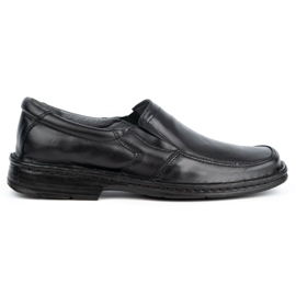 WASAK Slip-on de hombre en piel 0114W negro