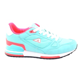 American Club ADI Sports empató American 1637 Mint blanco verde multicolor rosa