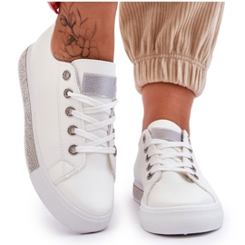 PS1 Zapatillas Deportivas Bajas De Mujer Con Jets Blanco-Plata Demira PS1 Zapatillas Deportivas Bajas De Mujer Con Jets Blanco-Plata Demira