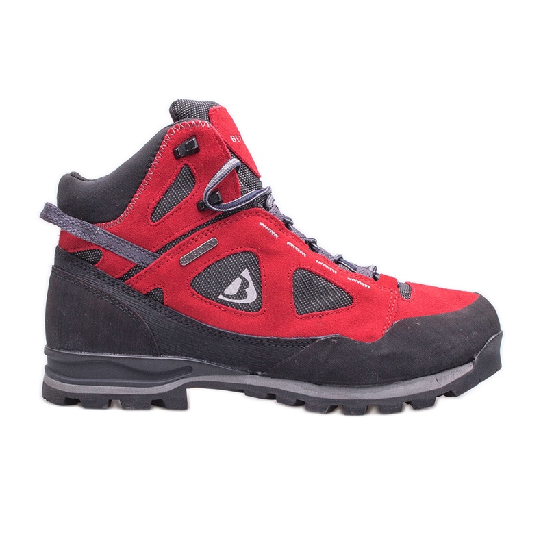 BERGSON Kakka Mid Stx Zapatillas trekking mujer rojo/negro BERGSON Kakka Mid Stx Zapatillas trekking mujer rojo/negro