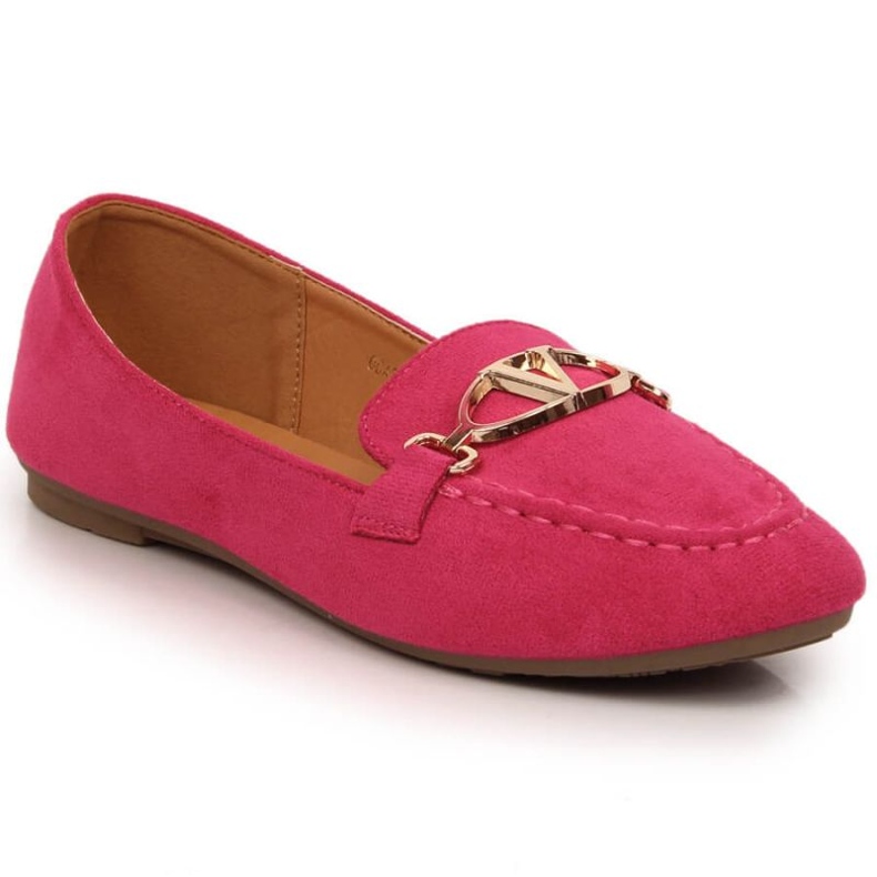 Vinceza zapatos mocasines de ante W 2227 JAN185C rosado