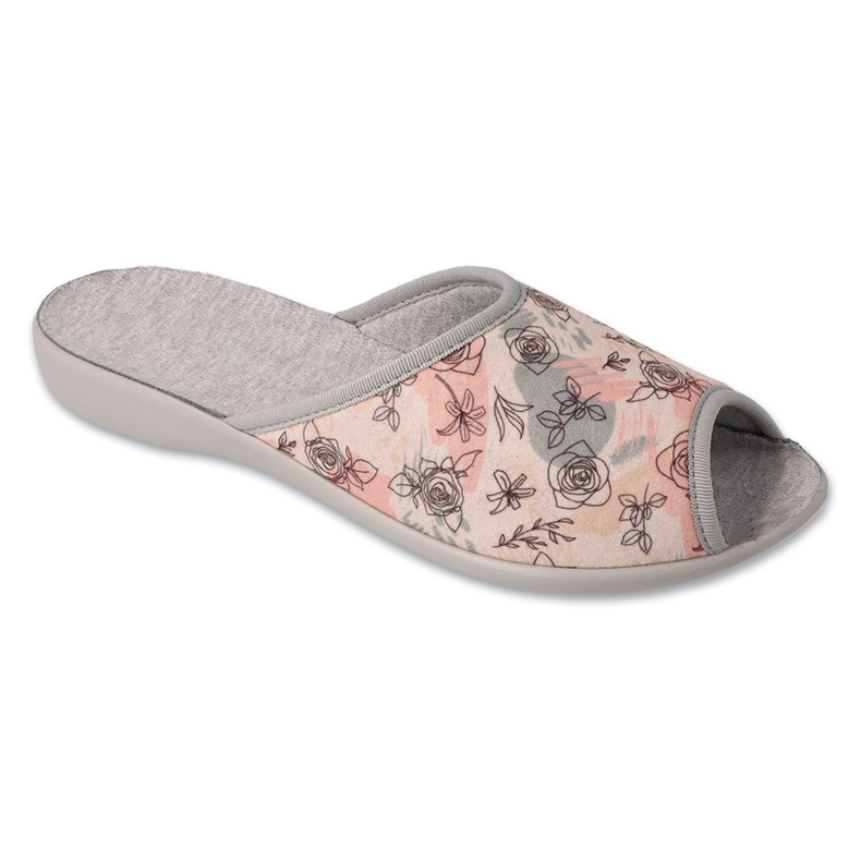 Befado zapatos mujer pu 254D147 beige rosado gris
