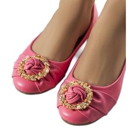 Bailarinas rosas con adornos dorados de Antoinette rosado