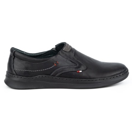 Olivier Slip-on casual de hombre en piel 284GT negro