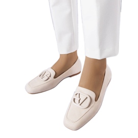 BM Bailarinas beige con punta cuadrada de Carrière