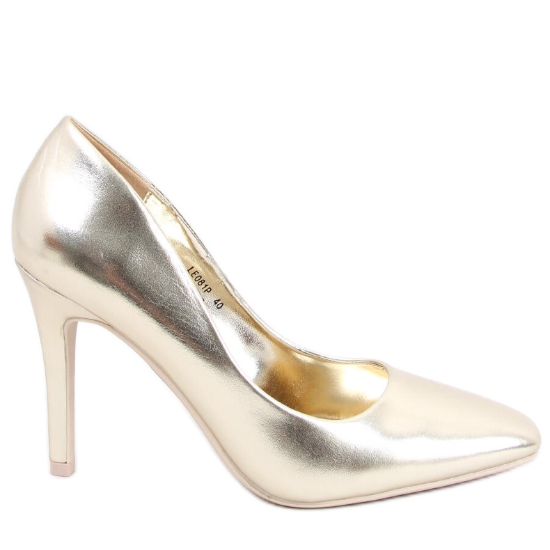 BM Tacones altos de mujer Karen L. GOLD dorado