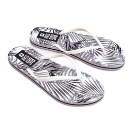 Chanclas de moda para mujer Big Star LL274818 White blanco Chanclas de moda para mujer Big Star LL274818 White blanco