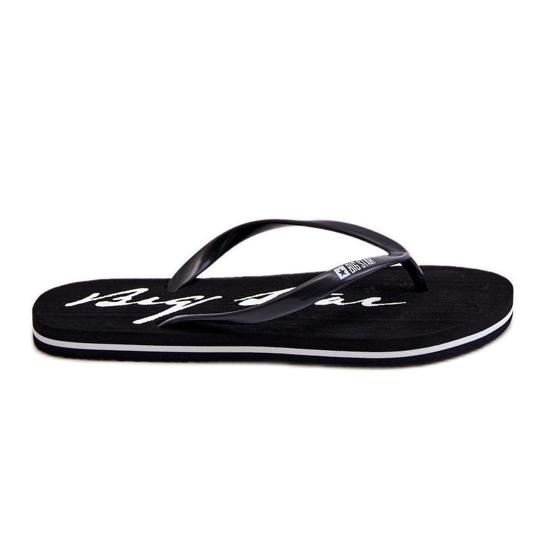 Chanclas ligeras para mujer Big Star LL274761 Black negro