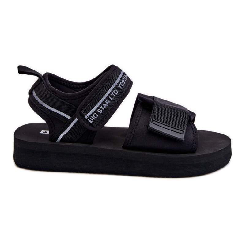 Sandalias Velcro Mujer Big Star LL274784 Negro
