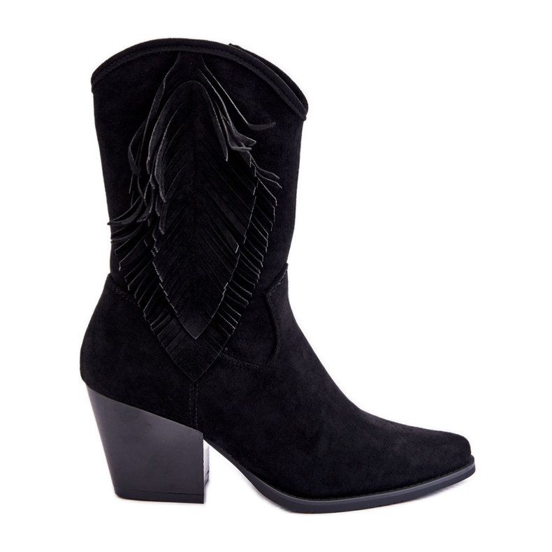 S.Barski Botas Vaqueras Bajas Mujer Ante Negro Elyse S.Barski Botas Vaqueras Bajas Mujer Ante Negro Elyse