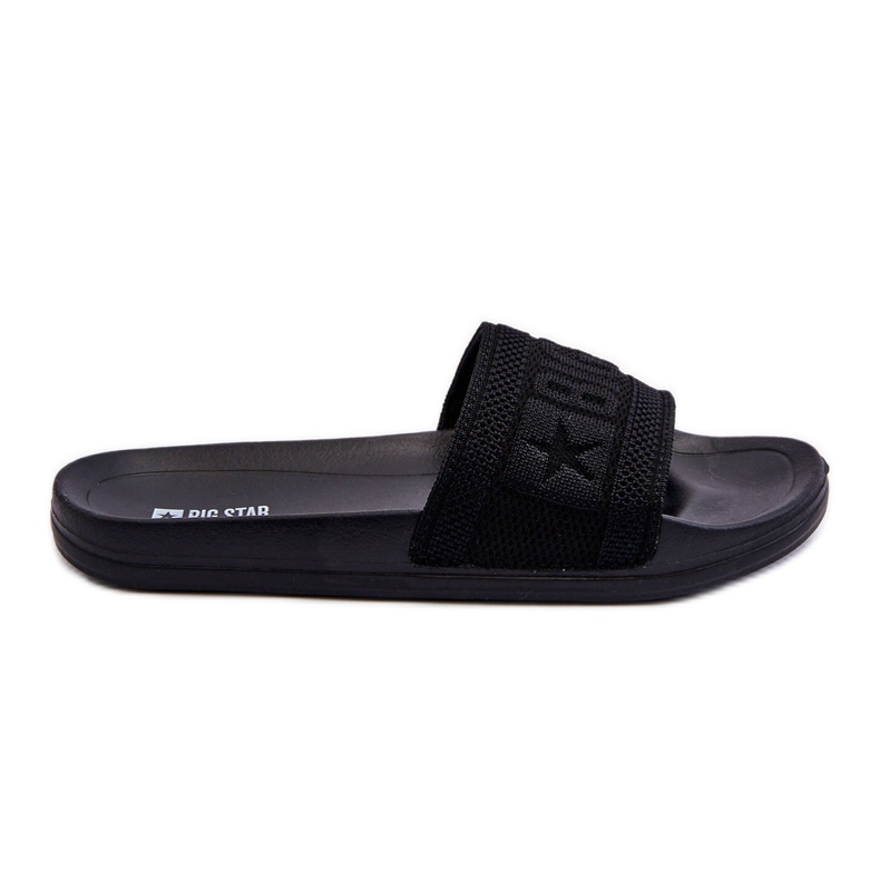 Pantuflas Big Star de moda para mujer LL274A158 Negro