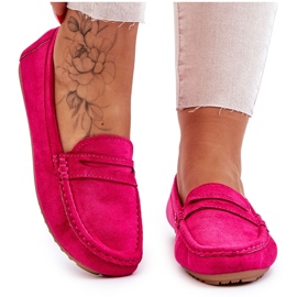 FC3 Mocasines Clásicos Mujer Ante Fucsia Ivana rosa