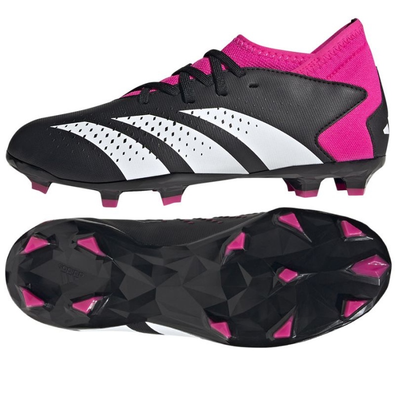 Adidas Predator Accuracy.3 Fg Jr GW4609 zapatos de fútbol negro negro