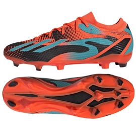 Adidas X Speedportal Messi.3 Fg M GZ5146 zapatos de fútbol naranja naranjas y tintos