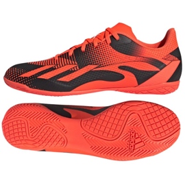 Adidas X Speedportal Messi.4 M ID1737 zapatos de fútbol naranja naranjas y tintos