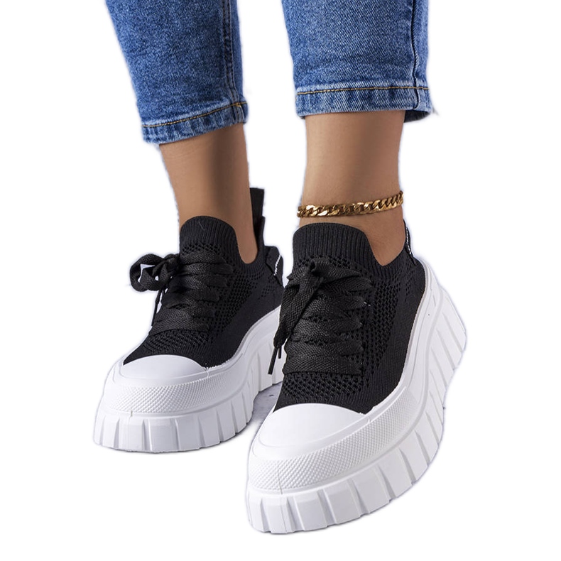 Zapatillas negras plataforma Dubeau negro