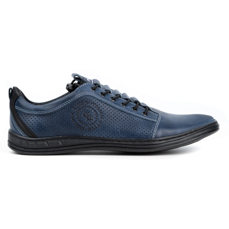 Polbut Zapatos casual hombre piel 2121p azul marino