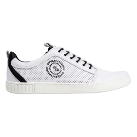Polbut Zapatos casual hombre piel 2121P/2 blanco Polbut Zapatos casual hombre piel 2121P/2 blanco