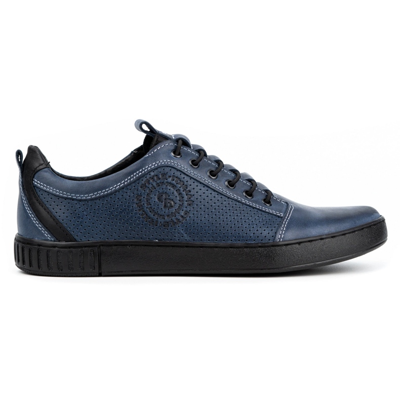 Polbut Zapatos casual hombre piel 2121P/2 azul marino