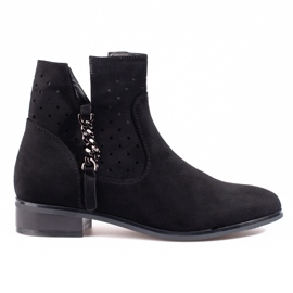 Botas primavera caladas Vinceza negro