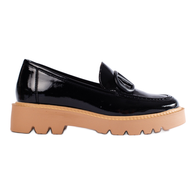 Mocasines de mujer clásicos en la plataforma Vinceza negra negro Mocasines de mujer clásicos en la plataforma Vinceza negra negro