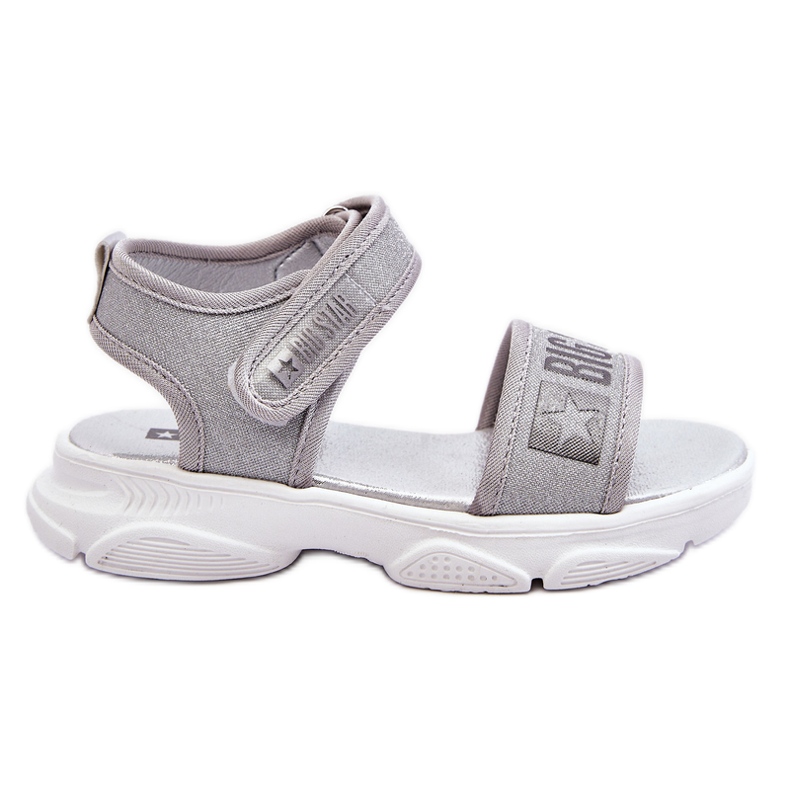 Sandalias Infantiles Velcros Big Star LL374194 Plata