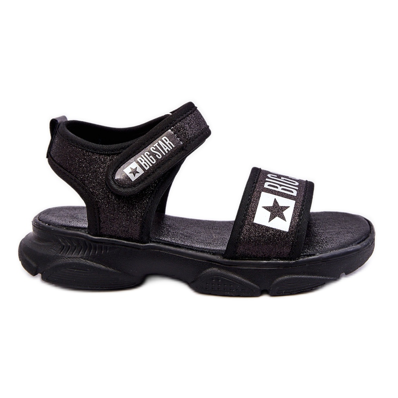 Sandalias Infantiles Velcros Big Star LL374192 Negro