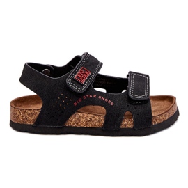 Sandalias Infantiles Ligeras Velcros Big Star LL374141 Negro
