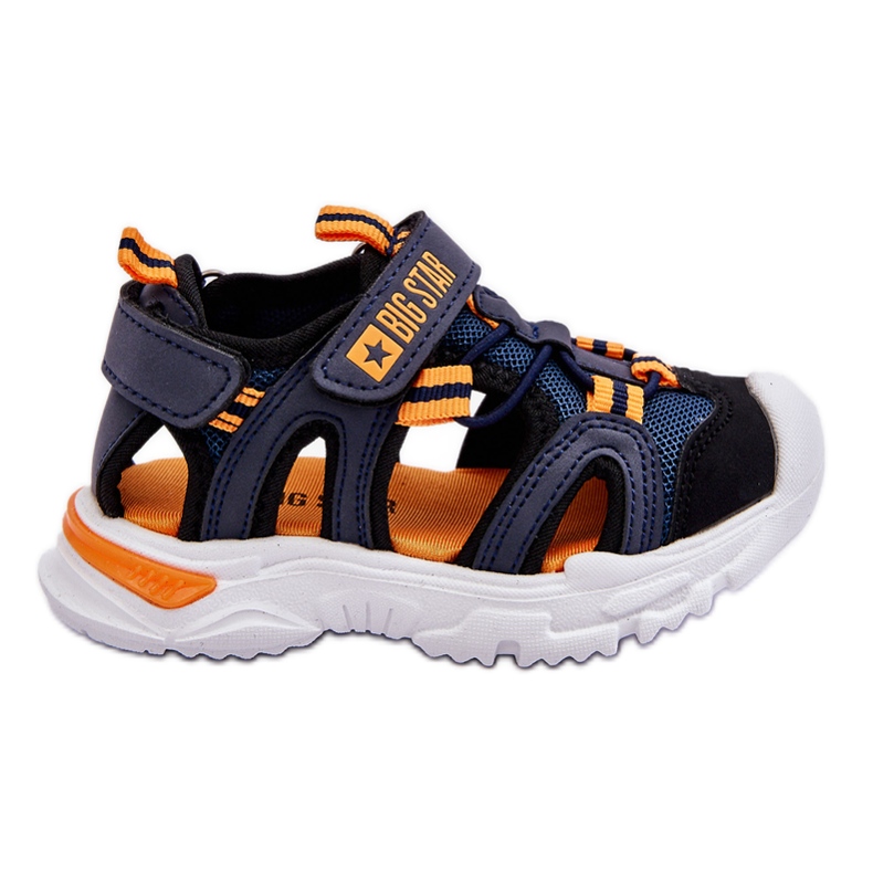 Sandalias Ligeras Infantiles Big Star LL374212 Azul Marino