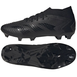 Adidas Predator Accuracy.2 Fg M GW4588 zapatos de fútbol negro negro