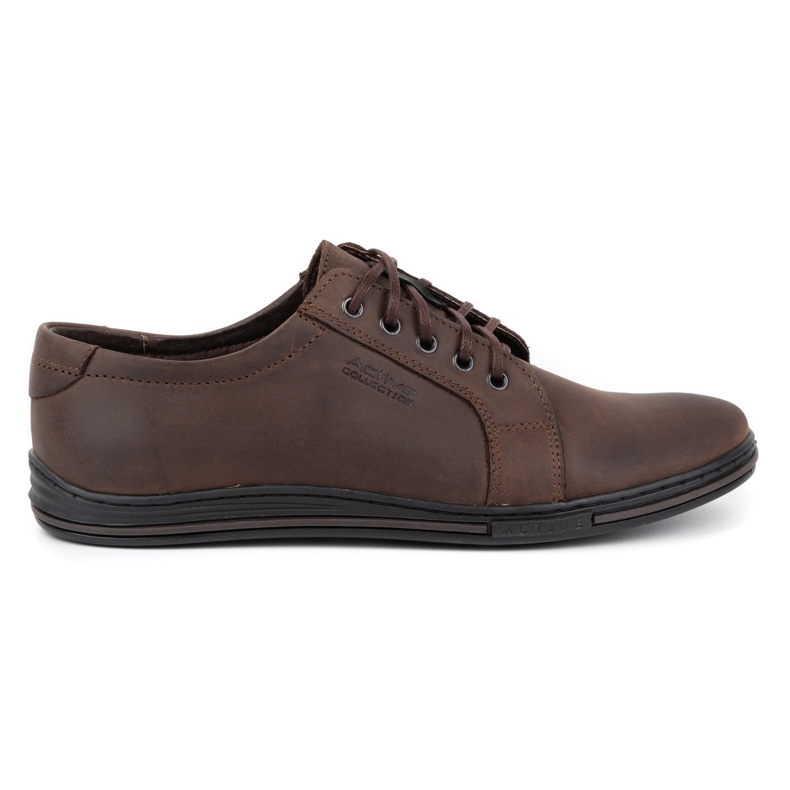 Polbut Zapatos hombre piel 320 marron oscuro marrón