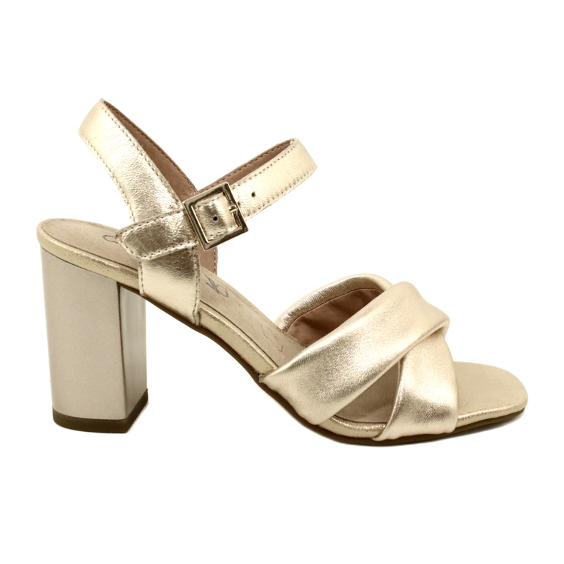 Sandalias Caprice Mujer 9-28302-20 969 Dorado Metálico