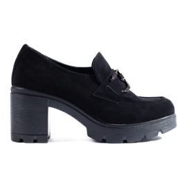 W. Potocki Tacones negros antelina Potocki