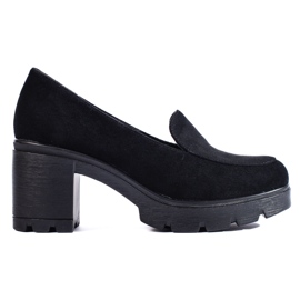 W. Potocki Zapatos tacón mujer ante Potocki negro