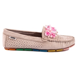 Mocasines mujer ante Shelovet beige